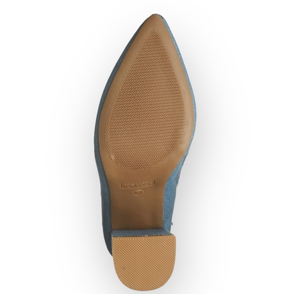 *NIB* TOP GUY SHOES Alias Fringe
Denim Bootie - Size 6.5 - Picture 7 of 9